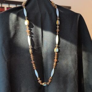 Vintage Liz Claiborne Glass Bead Necklace